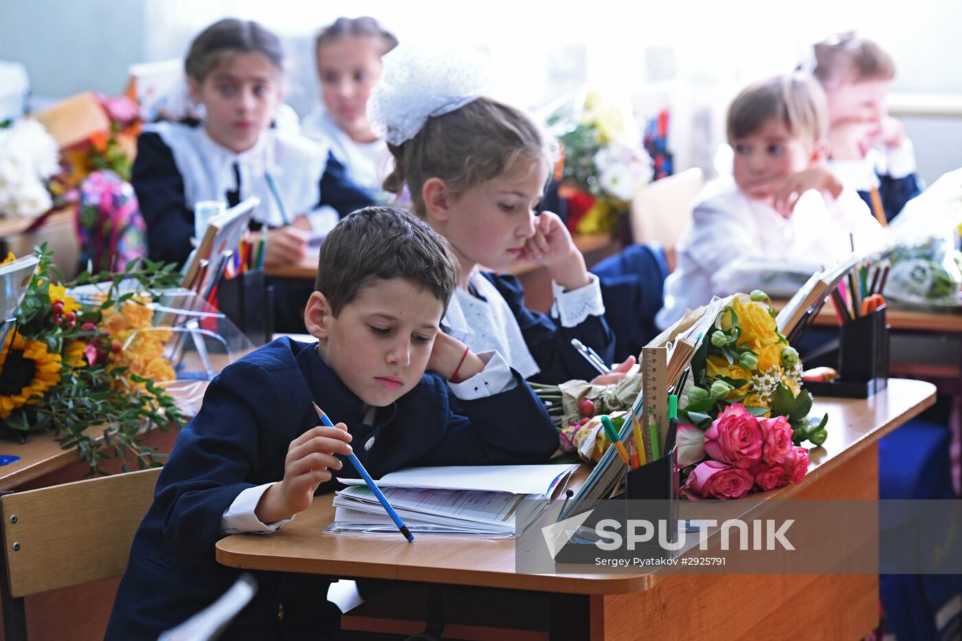 September 1 at Orthodox St.Peter school in Moscow