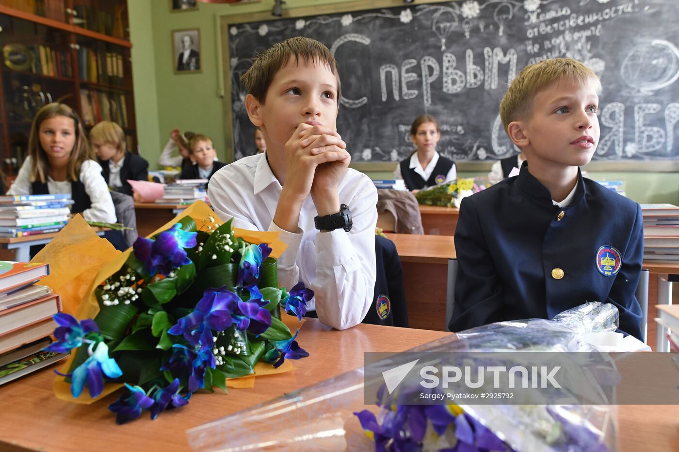 September 1 at Orthodox St.Peter school in Moscow