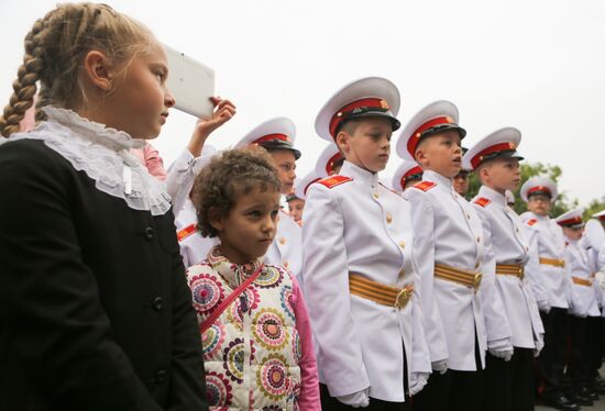 School year starts in Russia