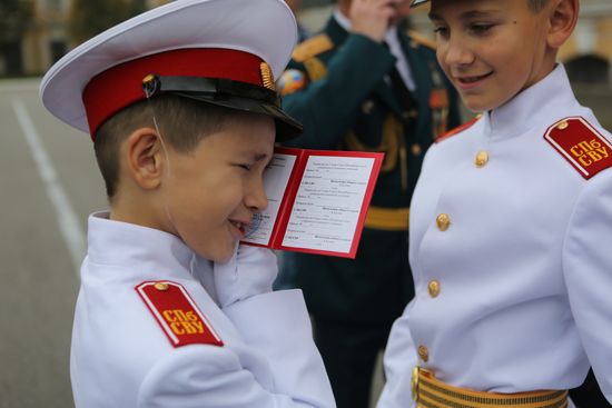 School year begins in Russian schools