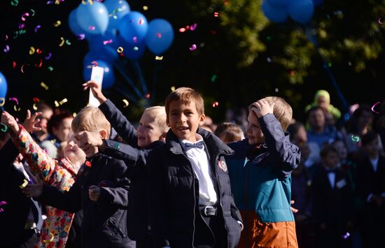 School year starts in Russia