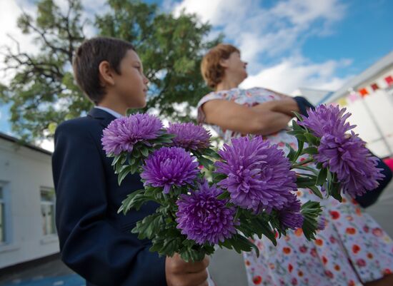 School year starts in Russia