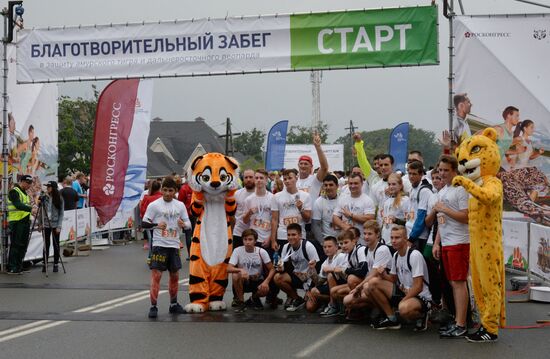 Charity run in support of Amur tiger and Far Eastern leopard in Vladivostok