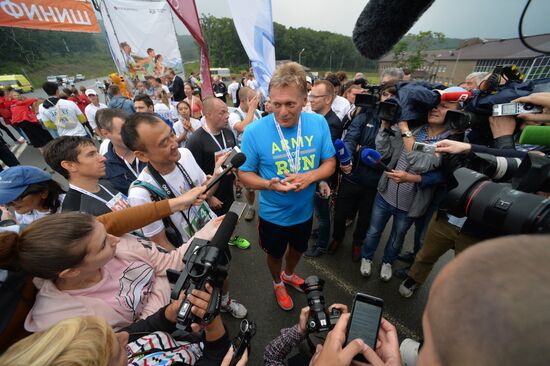 Charity run in support of Amur tiger and Far Eastern leopard in Vladivostok