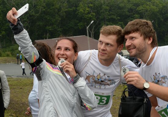 Charity run in support of Amur tiger and Far Eastern leopard in Vladivostok