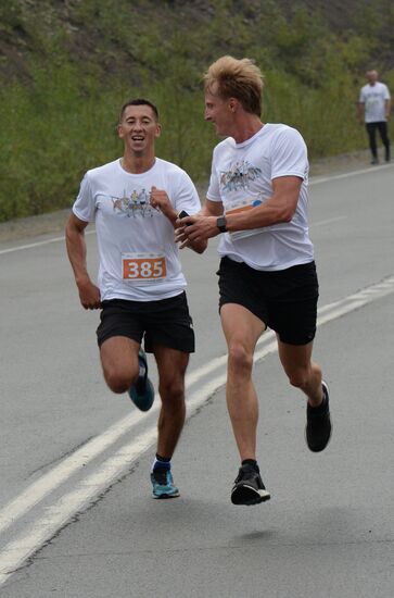 Charity run in support of Amur tiger and Far Eastern leopard in Vladivostok