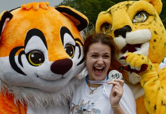 Charity run in support of Amur tiger and Far Eastern leopard in Vladivostok