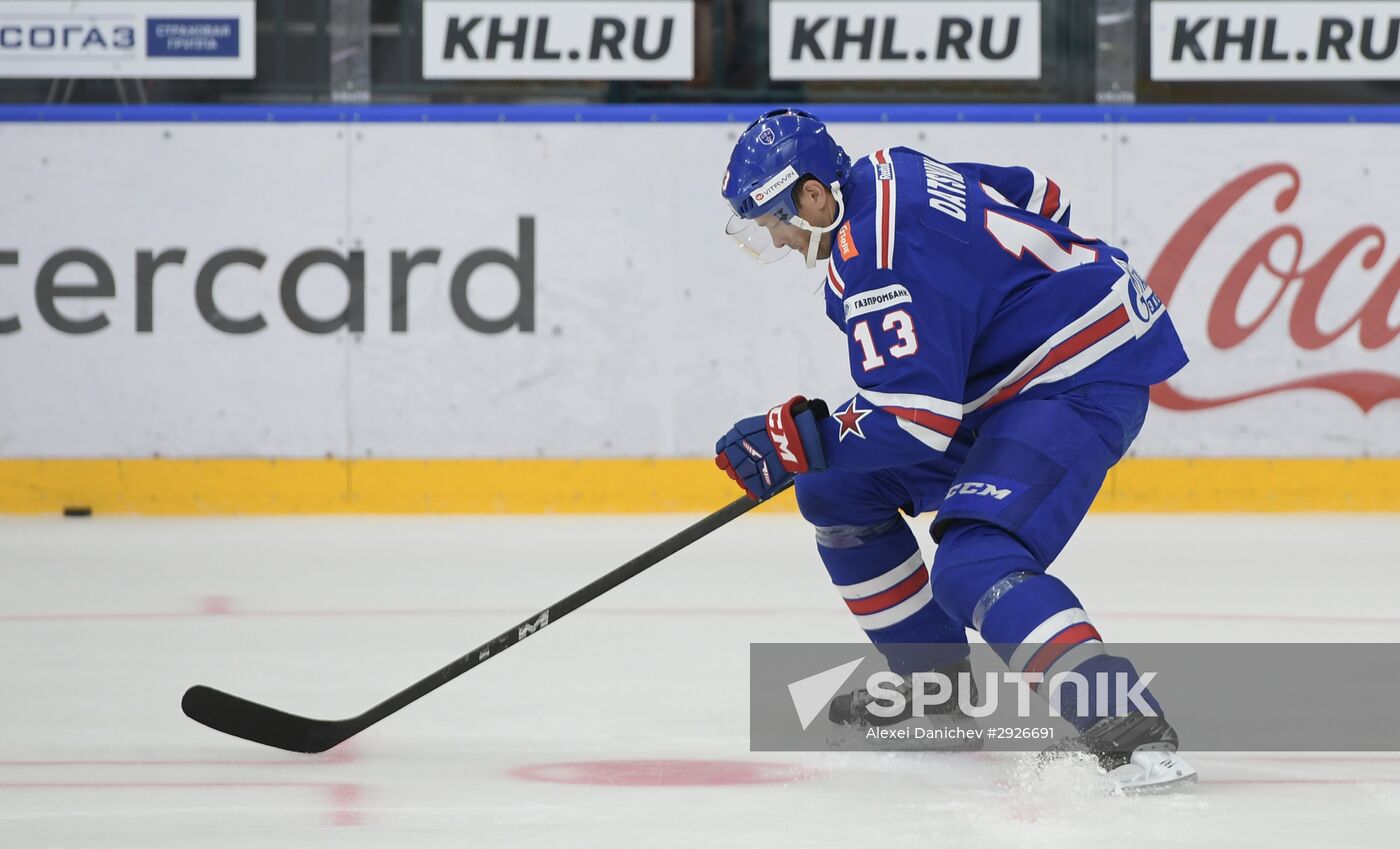 Kontinental Hockey League. SKA vs. Lada