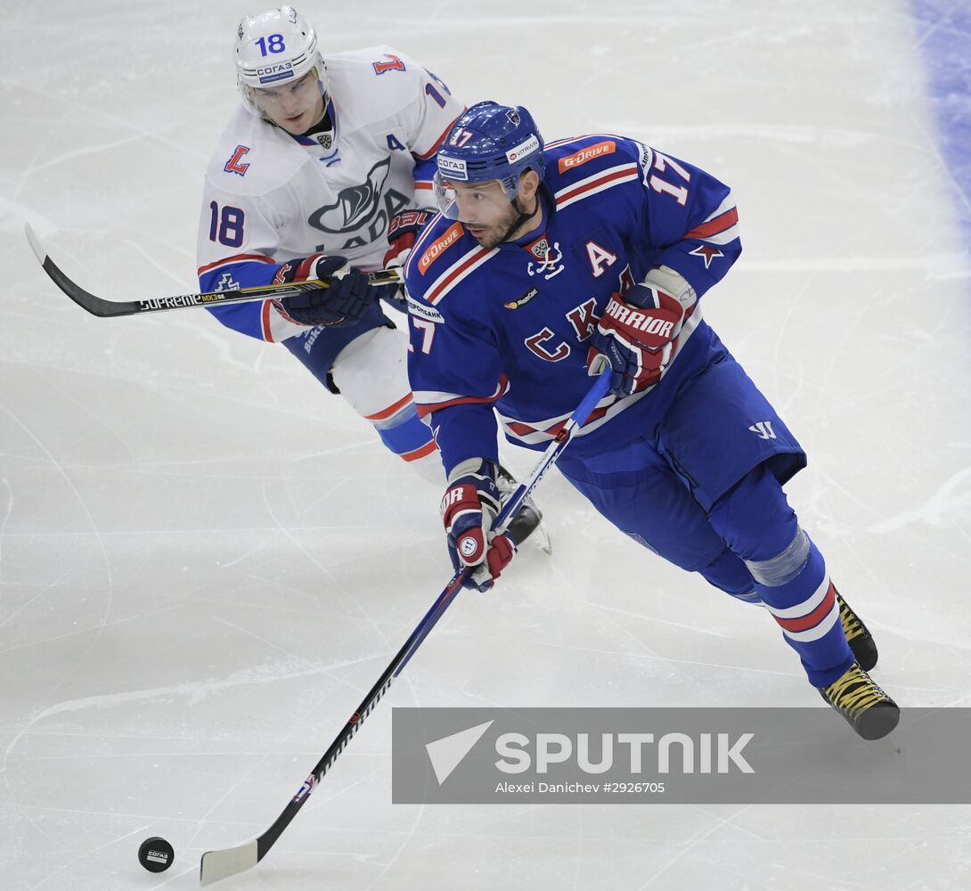 Kontinental Hockey League. SKA vs. Lada