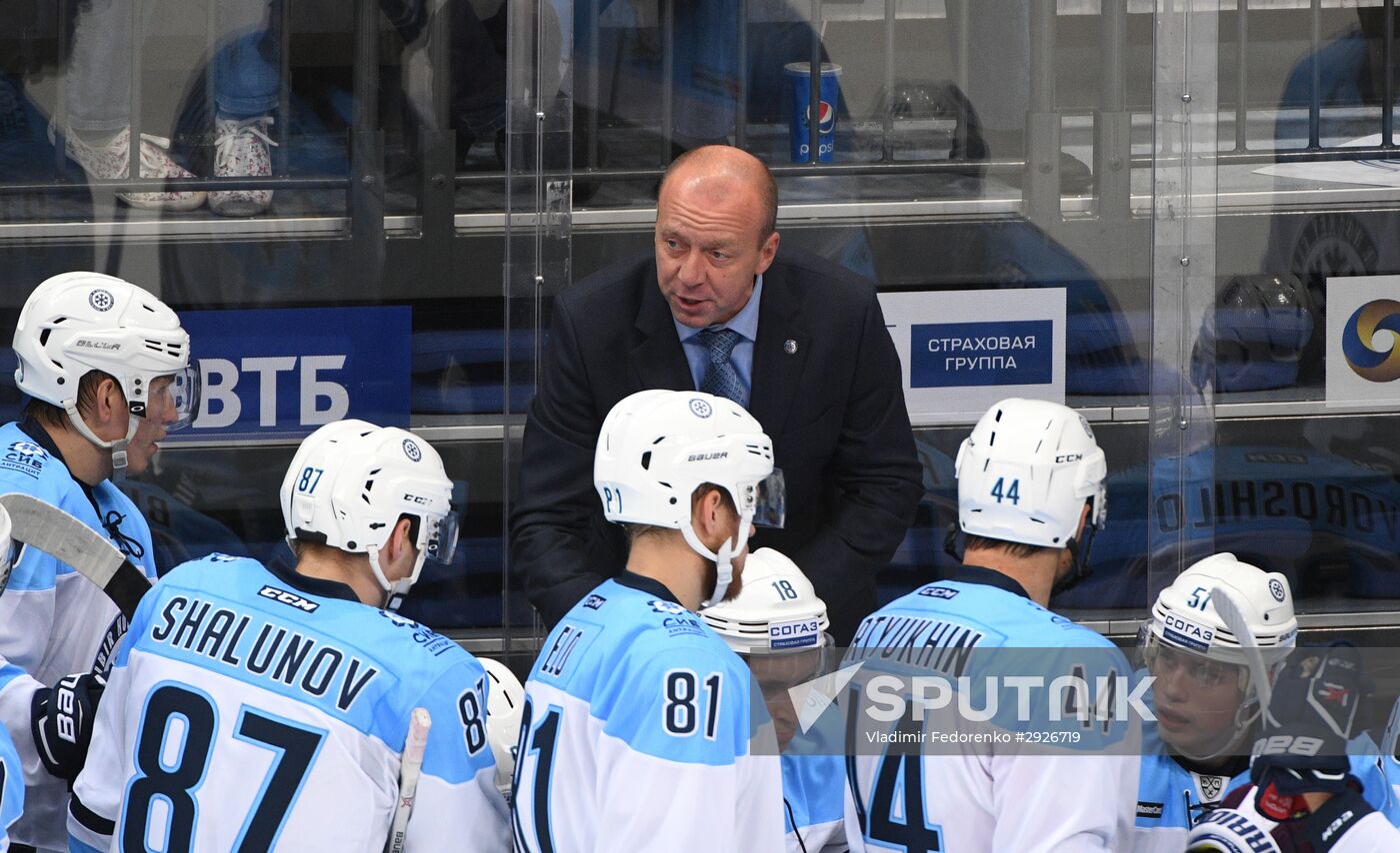Kontinental Hockey League. Dynamo Moscow vs. Sibir