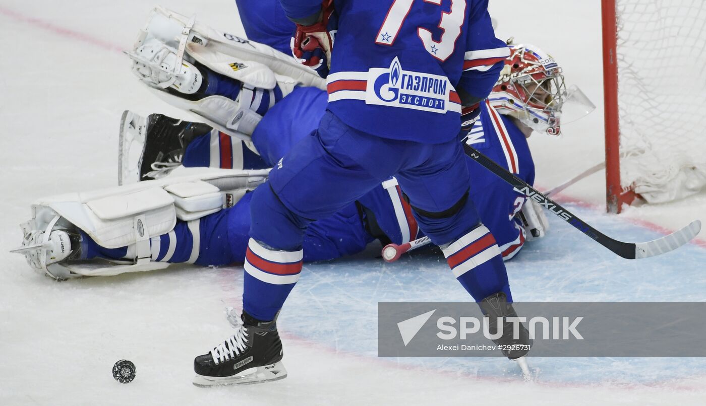 Kontinental Hockey League. SKA vs. Lada