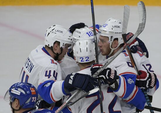 Kontinental Hockey League. SKA vs. Lada