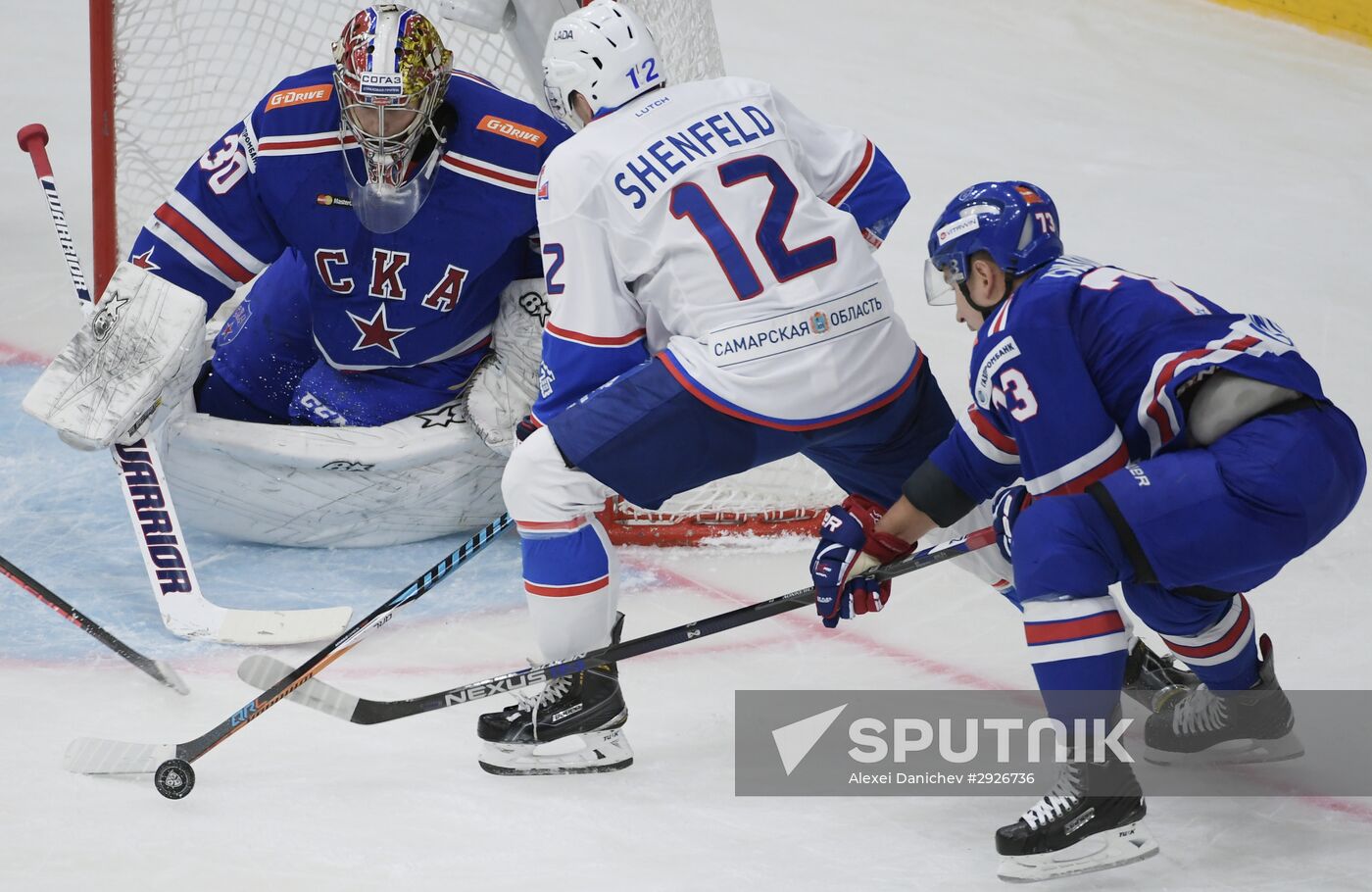 Kontinental Hockey League. SKA vs. Lada