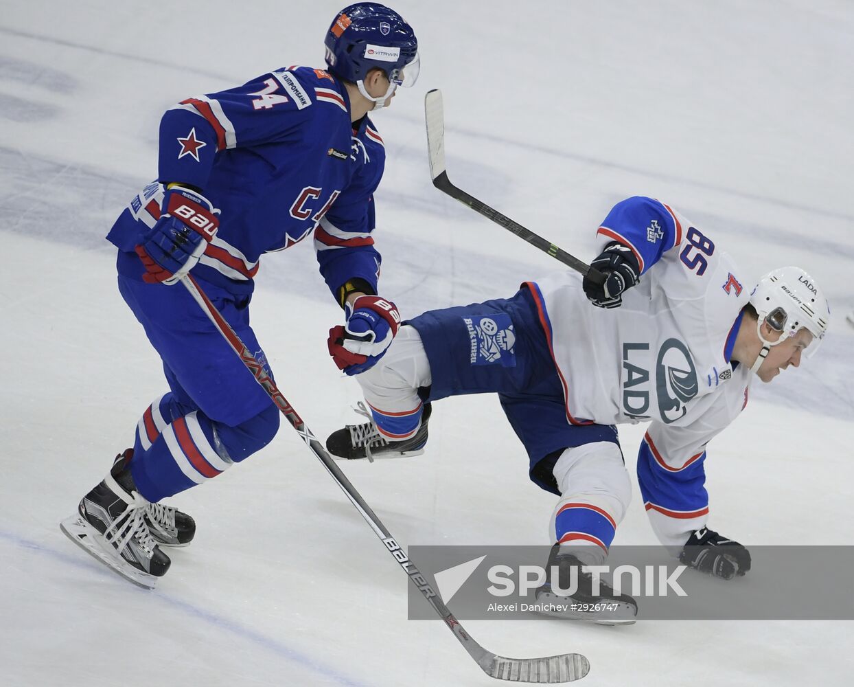 Kontinental Hockey League. SKA vs. Lada