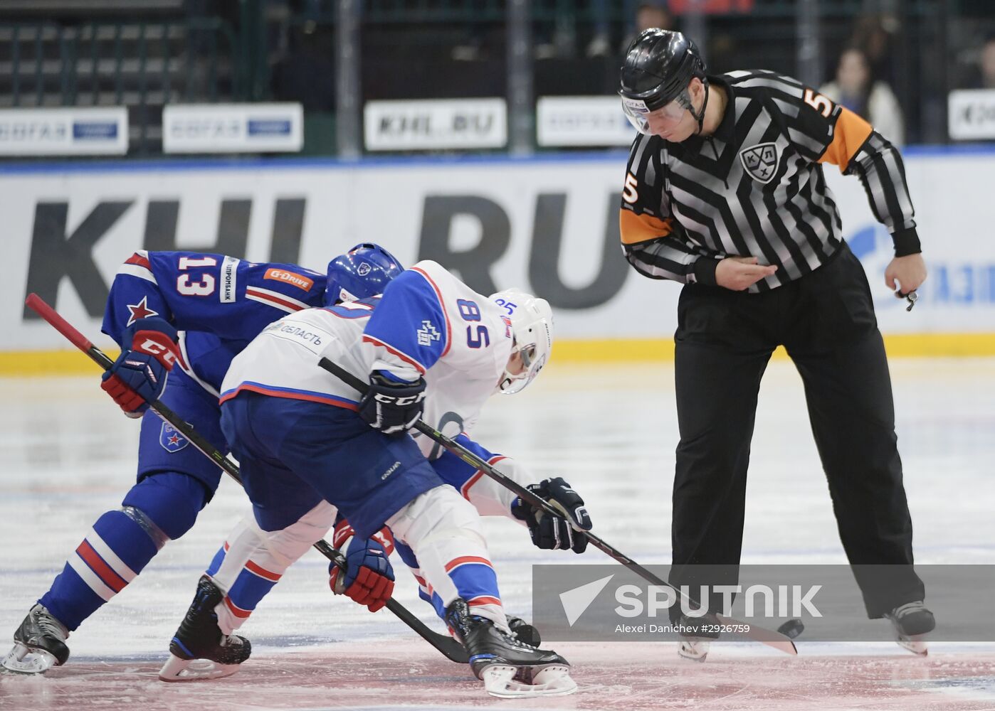 Kontinental Hockey League. SKA vs. Lada