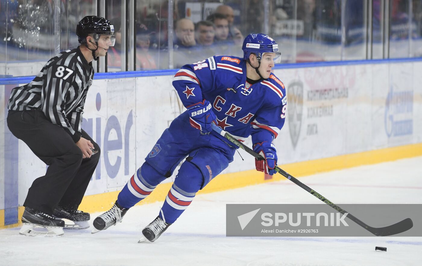 Kontinental Hockey League. SKA vs. Lada