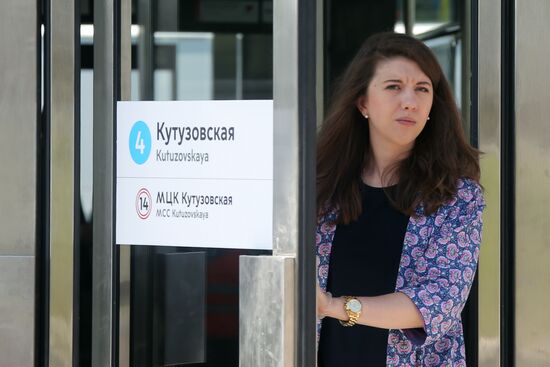 The South entrance lobby of Kutuzovo station opens in Moscow