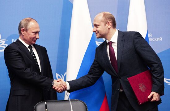 Russian President Vladimir Putin visits Far Eastern Federal District