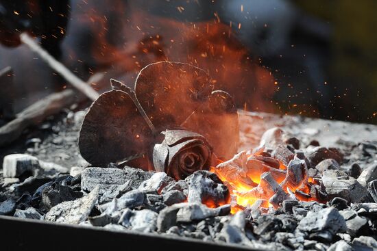 Russian artistic blacksmithing championship in Chelyabinsk