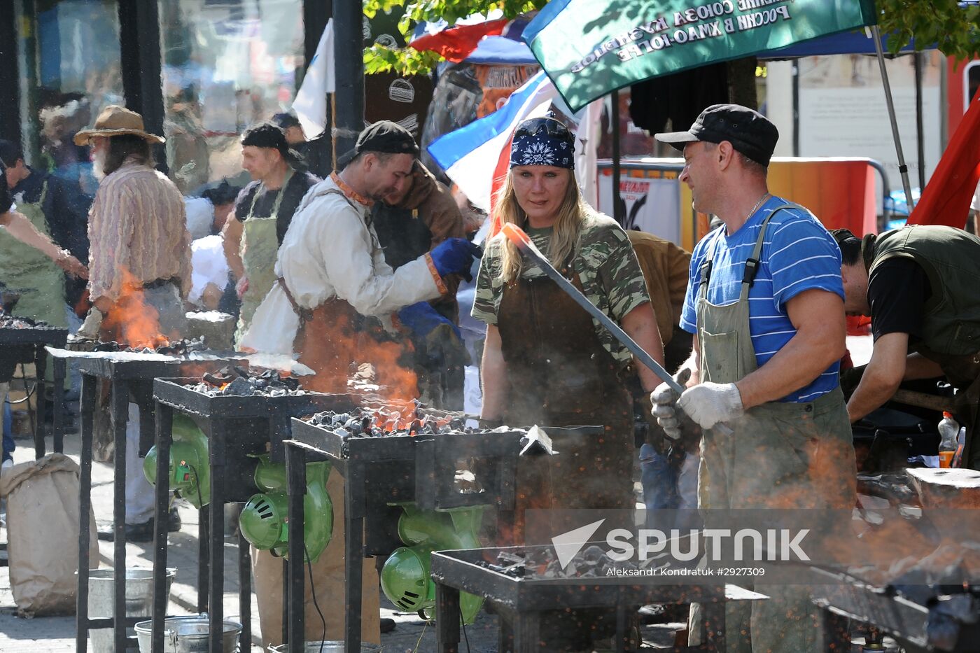 Russian artistic blacksmithing championship in Chelyabinsk