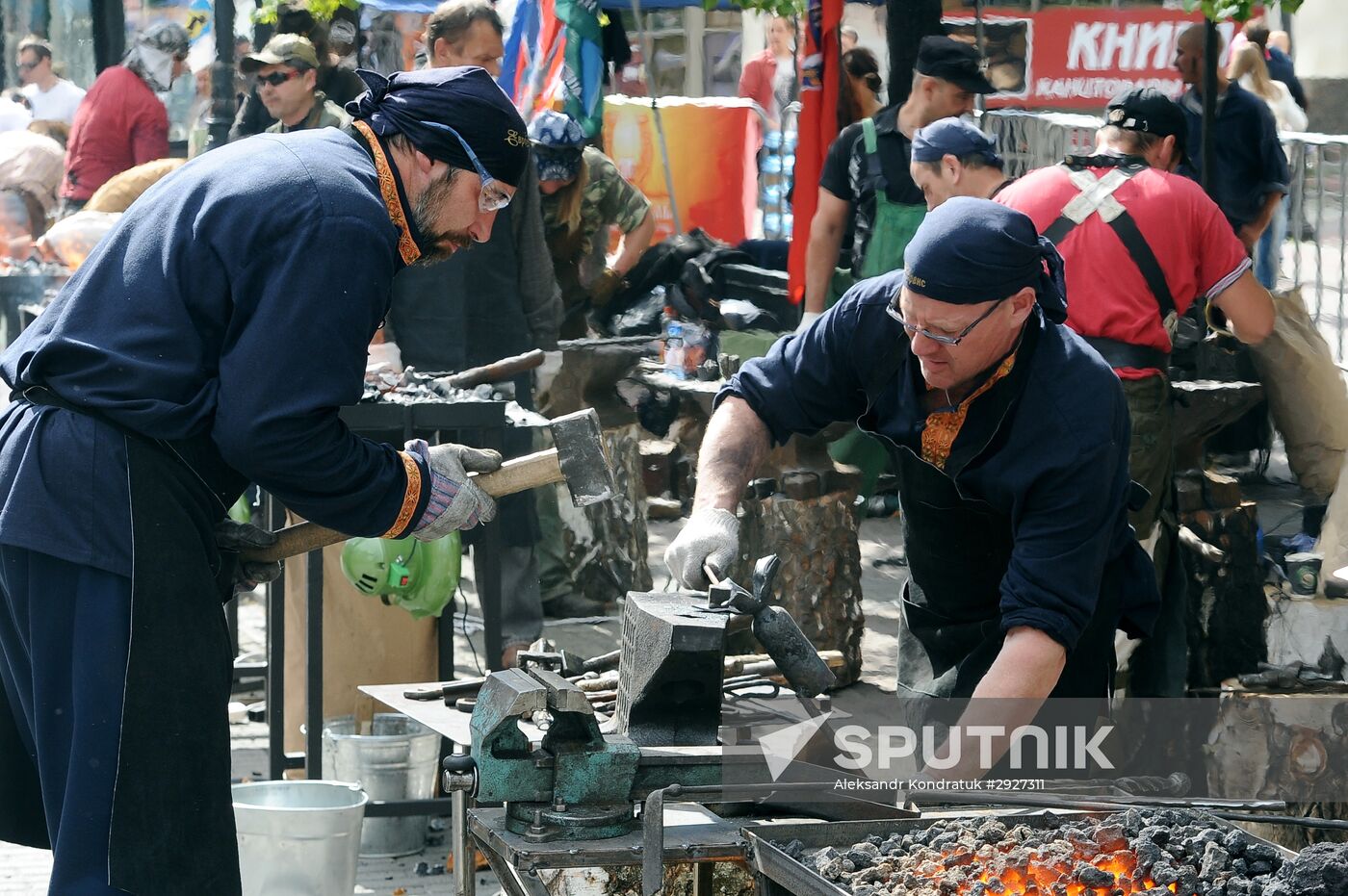 Russian artistic blacksmithing championship in Chelyabinsk