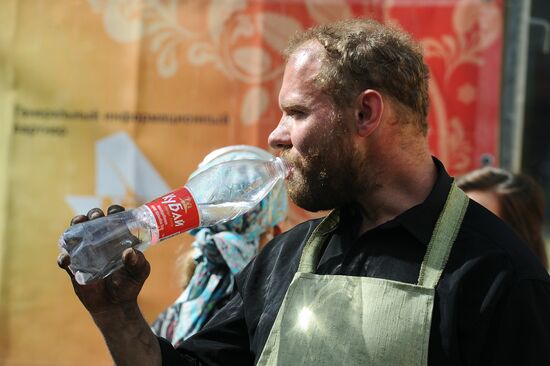 Russian artistic balcksmithing championship in Chelyabinsk