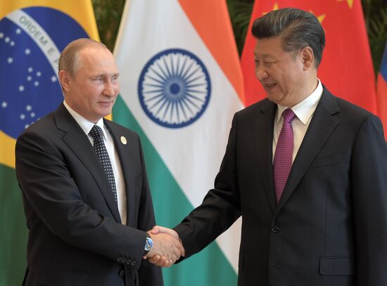 Russian President Vladimir Putin on a visit to China. Day Two