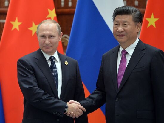 Russian President Vladimir Putin on a visit to China. Day Two