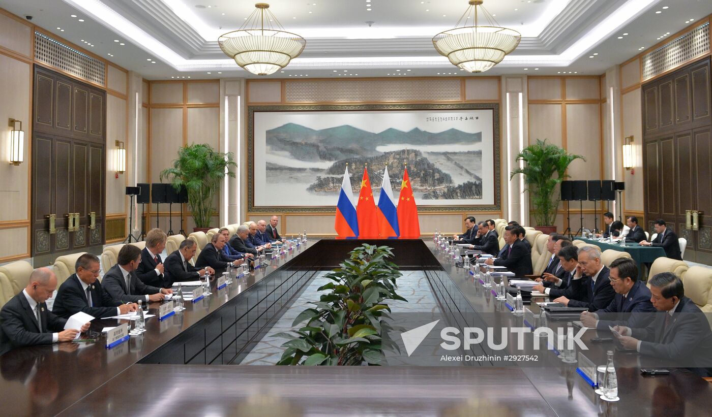 Russian President Vladimir Putin on a visit to China. Day Two