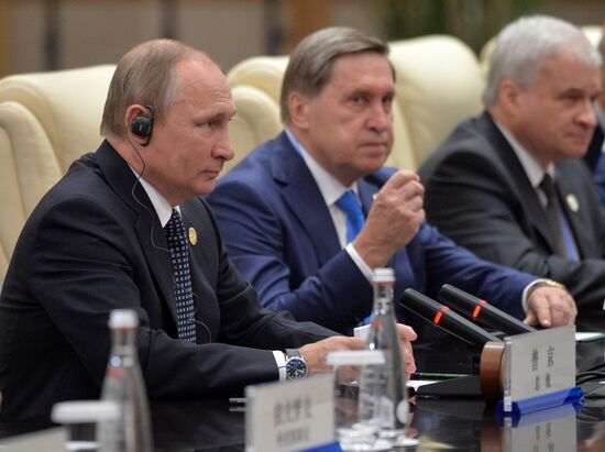 Russian President Vladimir Putin on a visit to China. Day Two