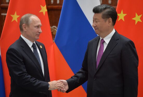 Russian President Vladimir Putin on a visit to China. Day Two