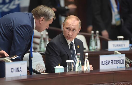 Russian President Vladimir Putin on a visit to China. Day Two