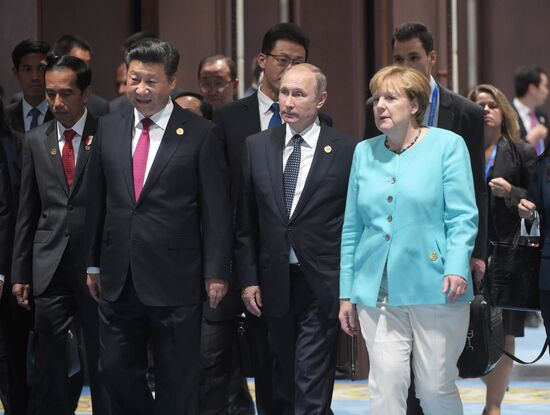 Russian President Vladimir Putin on a visit to China. Day Two