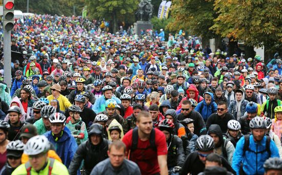 Tour De Krantz cycling event in Kaliningrad