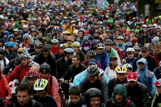 Tour De Krantz cycling event in Kaliningrad