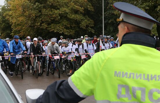 Tour De Krantz cycling event in Kaliningrad