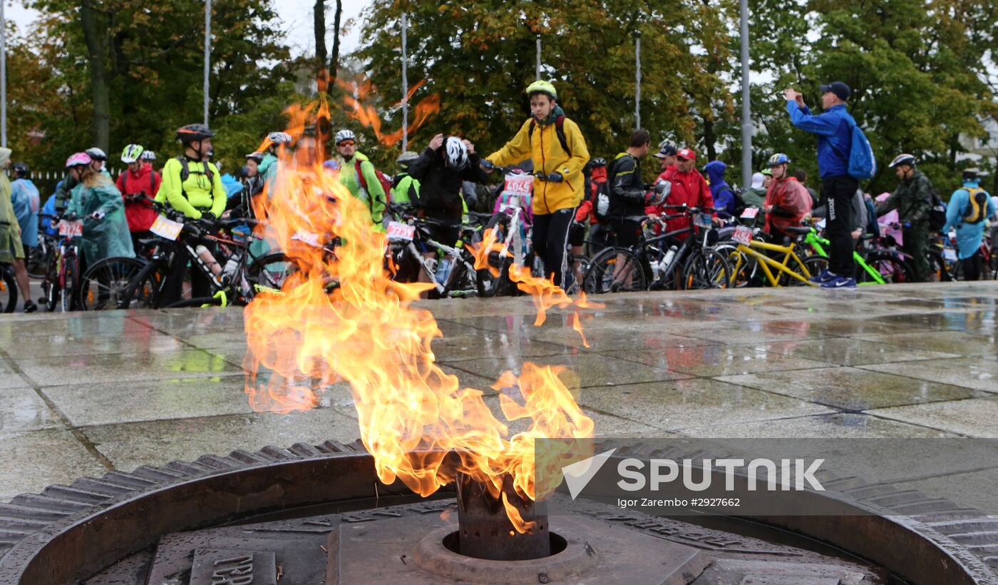 Tour De Krantz cycling event in Kaliningrad