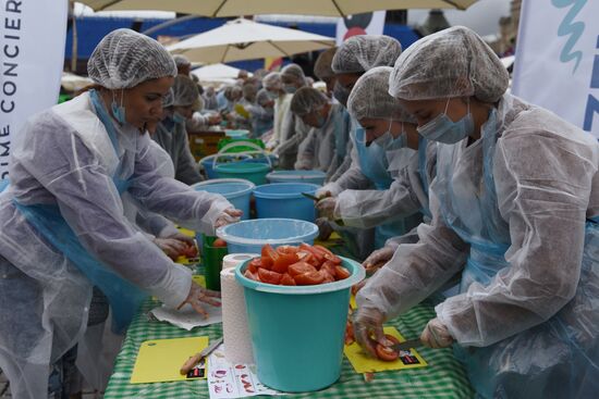 Greek salad festival as part of the Russia-Greece and Greece-Russia cross-cultural year