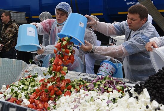 Greek salad festival as part of the Russia-Greece and Greece-Russia cross-cultural year