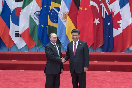 Russian President Vladimir Putin on a visit to China. Day Two