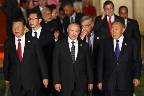 Russian President Vladimir Putin on a visit to China. Day Two