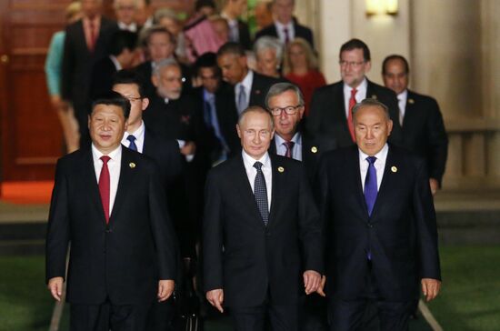 Russian President Vladimir Putin on a visit to China. Day Two