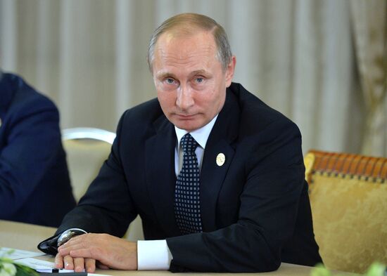 Russian President Vladimir Putin on a visit to China. Day Two