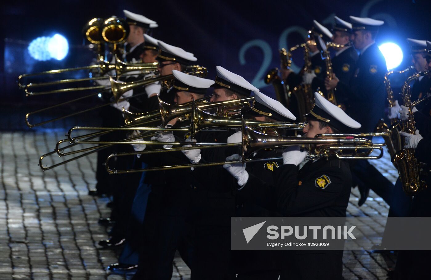 Spasskaya Tower 2016 international military music festival closing ceremony