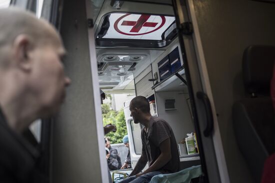 Mobile vaccination stations