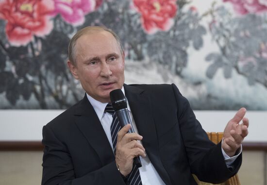 Russian President Vladimir Putin visits China. Day Three