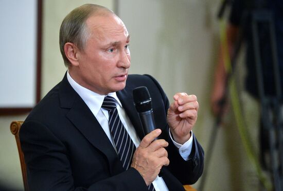 Russian President Vladimir Putin visits China. Day Three