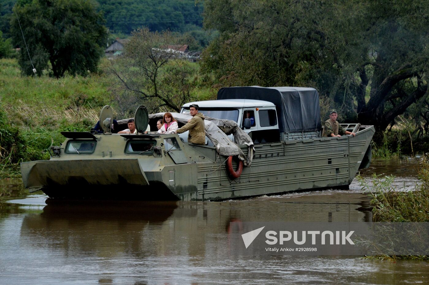 Aftermath of Primorye Territory floods