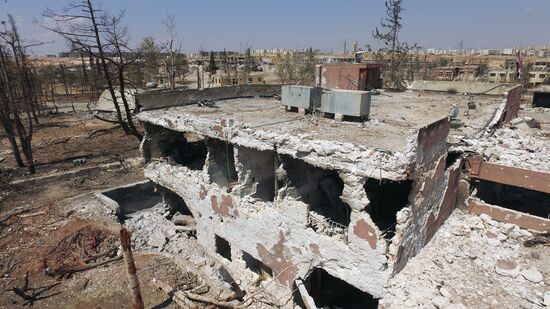Syrian army cleans out Aleppo military school premises of terrorists