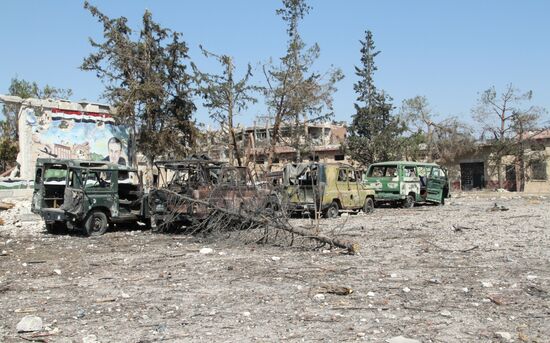 Syrian army cleans out Aleppo military school premises of terrorists